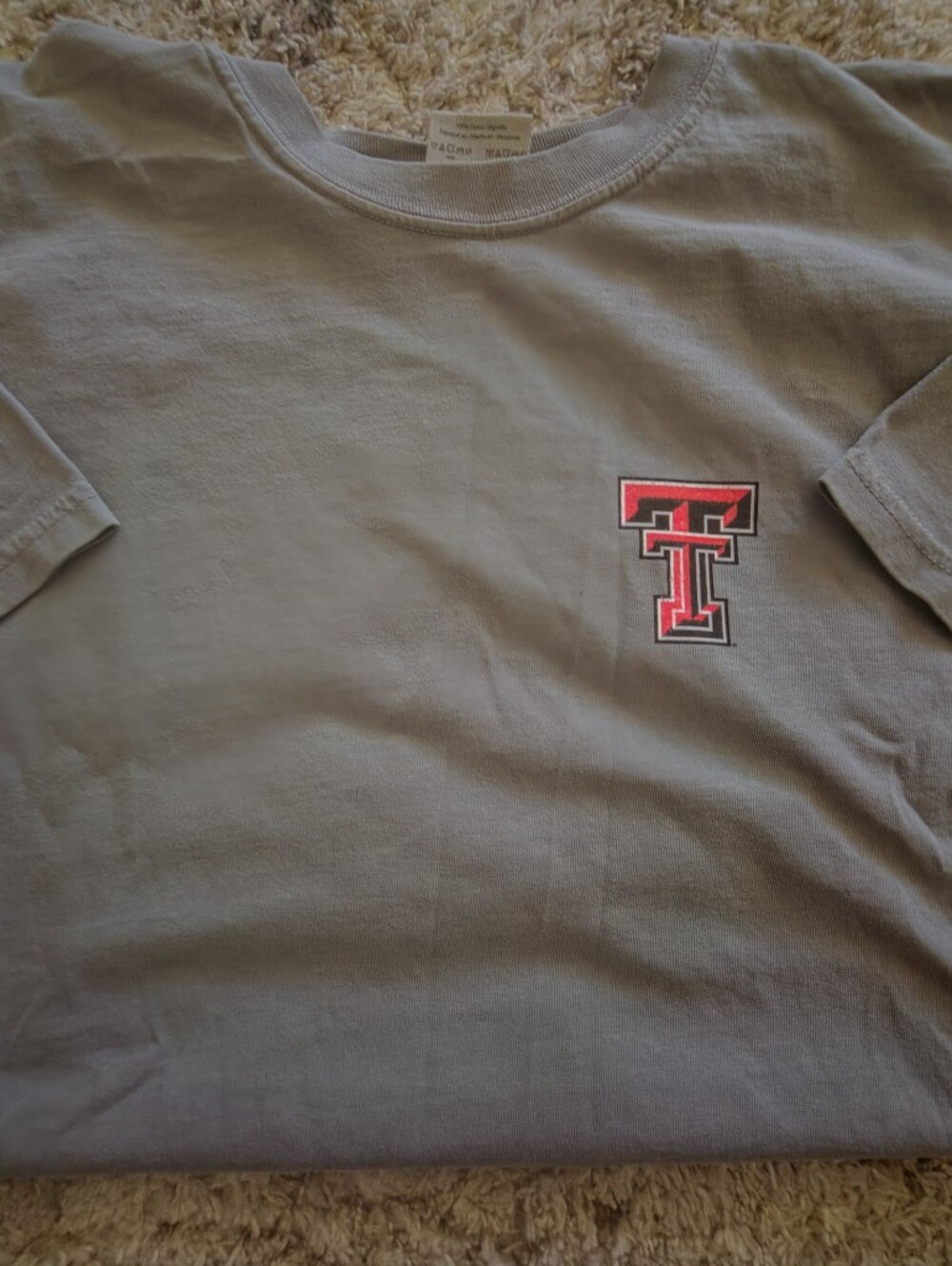 Texas Tech Gray Short-Sleeve Tee